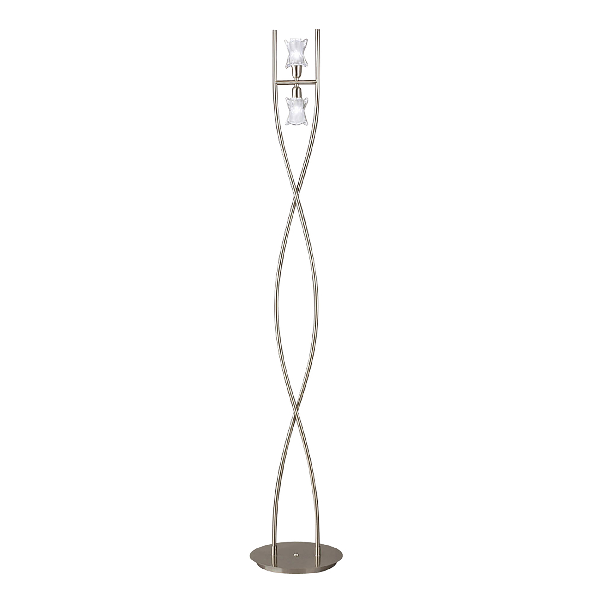 Alaska G9 Satin Nickel Floor Lamps Mantra Multi Head Floor Lamps Alaska G9 Satin Nickel Floor Lamps Mantra Multi Head Floor Lamps